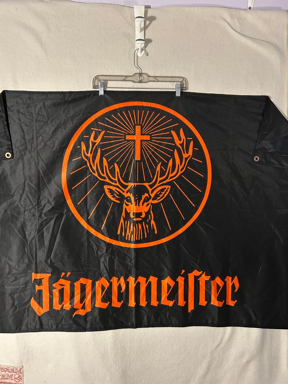 Jagermeister Bar Flag Banner 60x36 Metal Grommets Man Cave Wall Decor Sign